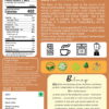 Low fat cocoa powder for baking from bolmay cocoa back side of label with nutrition values