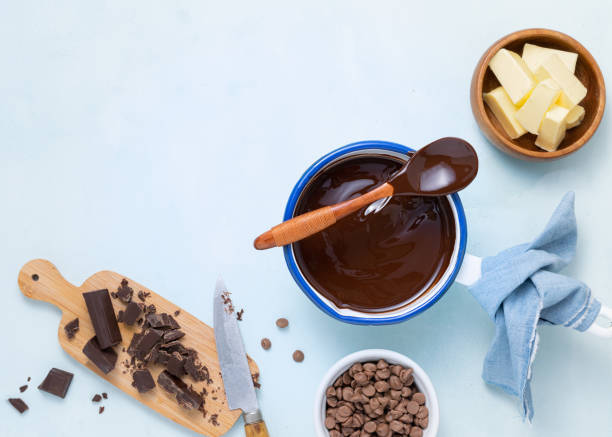 How to Make Ganache Using chocolate chips and Glazing it? 